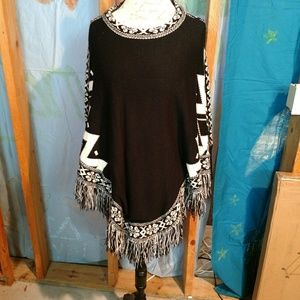 Poncho sweater